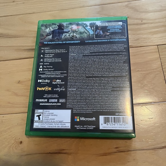 Star Wars Outlaws Special Edition - Xbox Series X Extra Content CIB Additional - Picture 5 of 5